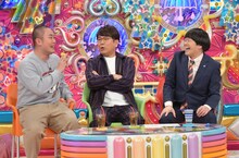 （左から）ハナコ岡部、FUJIWARA藤本、蛍原徹。(c)テレビ朝日