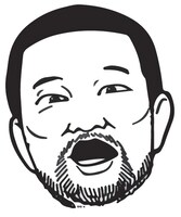 木村祐一のイラスト。