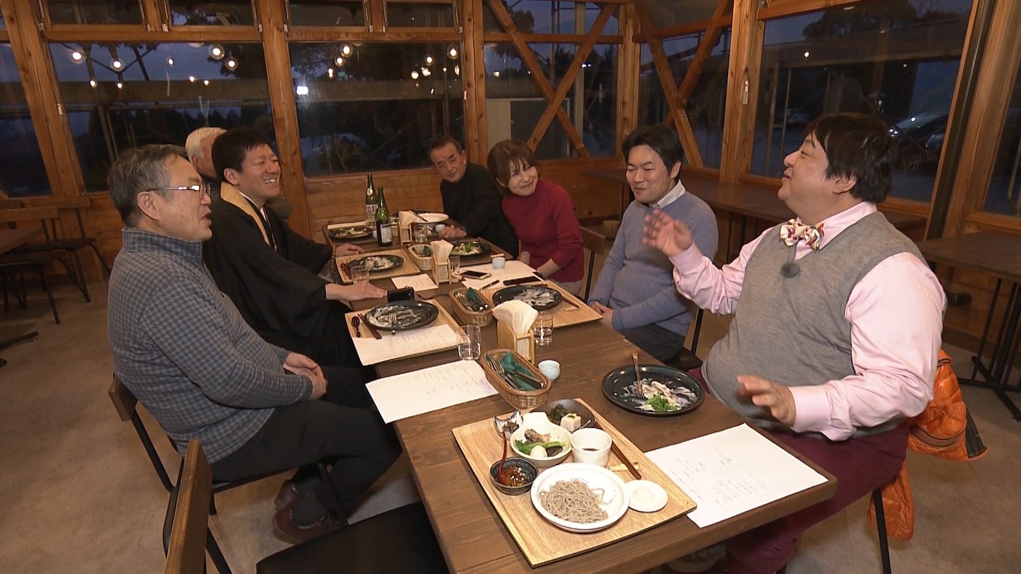 彦摩呂の相席旅のワンシーン。(c)ABCテレビ