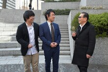 （左から）宮下草薙、タモリ。(c)テレビ朝日