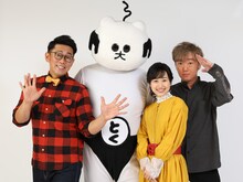 「前略、大とくさん」に出演する（左から）ビビる大木、大とくさん、松原朋美アナ、スピードワゴン小沢。(c)中京テレビ