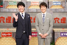 （左から）麒麟・川島、千原ジュニア。(c)フジテレビ