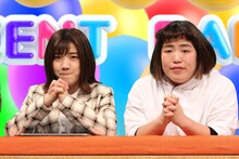 「名門大美女軍団」のメンバーとして出演する（左から）3時のヒロイン福田、ゆりやんレトリィバァ。(c)フジテレビ