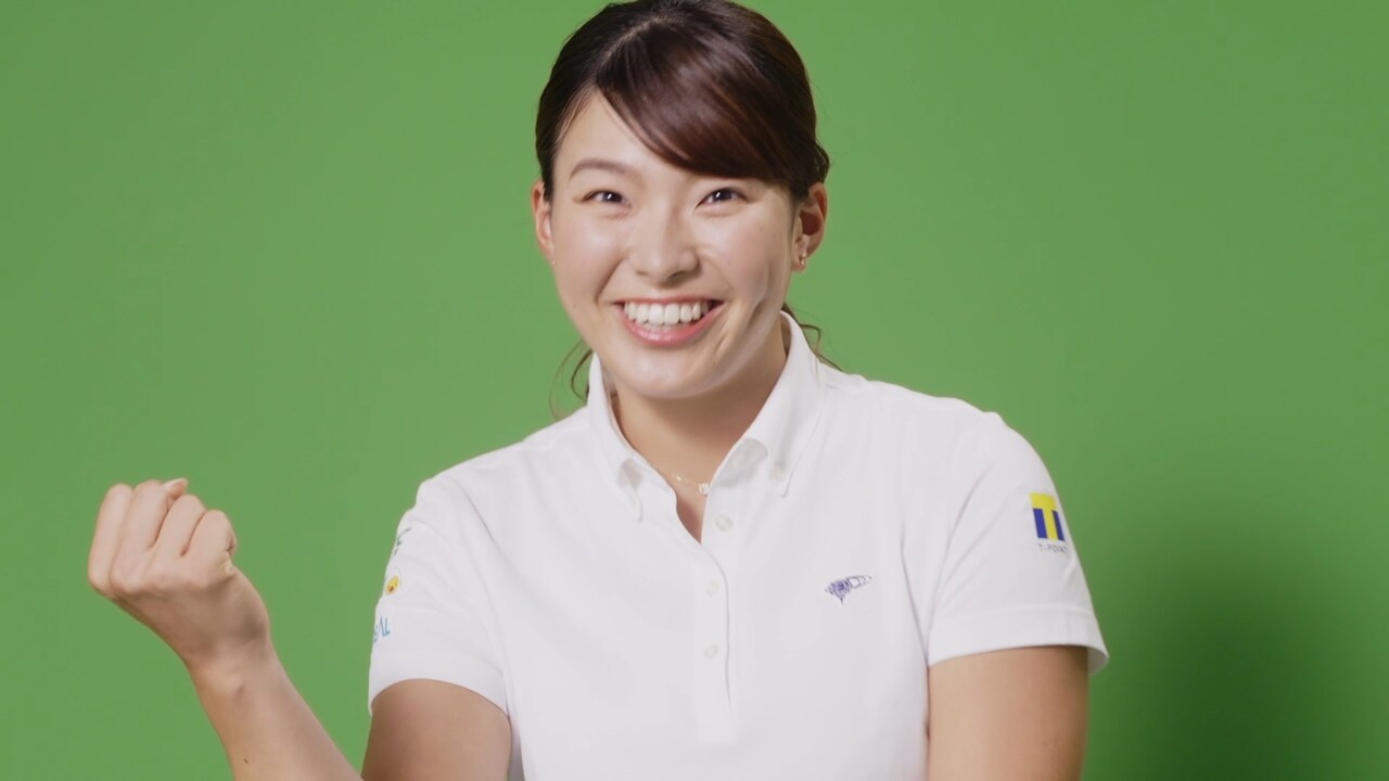 Web動画「ザキヤマの！渋野さんぶっちゃけどうですか？」より。