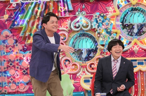 （左から）千鳥ノブ、蛍原徹。(c)テレビ朝日
