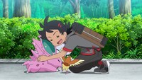 アニメ「ポケットモンスター」より。