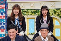 左から渋谷凪咲、山田寿々。(c)読売テレビ