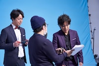 動画の撮影に臨むぺこぱ。