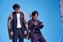 動画の撮影に臨むぺこぱ。