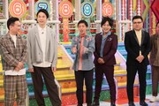 （左から）かまいたち、さらば青春の光・森田、ぺこぱ松陰寺、とろサーモン久保田。(c)テレビ朝日