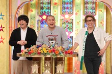 （左から）宮下草薙・草薙、ハナコ岡部、ロンドンブーツ1号2号・田村淳。(c)テレビ朝日