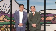 「お笑い演芸館＋」に出演するミルクボーイ。(c)BS朝日