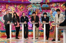 「アメトーーク！」の「立ちトーーク」に出演する（左から）金属バット、笑い飯・西田、ロッチ・コカド、バカリズム、千原ジュニア。(c)テレビ朝日