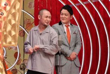 千鳥・大悟のモノマネをするモリタク！（左）と千鳥ノブ（右）によるコラボのワンシーン。(c)関西テレビ