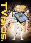 「TV Bros.2020年6月号 TV Bros.総集編特大号」TSUTAYA各店舗購入特典の、ルノアール兄弟描き下ろしイラストクリアファイル。