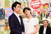 信濃岳夫&金原早苗 (c)読売テレビ