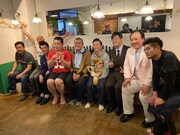 （左から）錦鯉、モグライダー、カミナリ、ママタルト、ナミダバシ太朗。(c)テレビ朝日