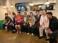 （左から）錦鯉、モグライダー、カミナリ、ママタルト、ナミダバシ太朗。(c)テレビ朝日