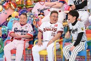 (左から)出川哲朗、サンドウィッチマン伊達、陣内智則。(c)テレビ朝日