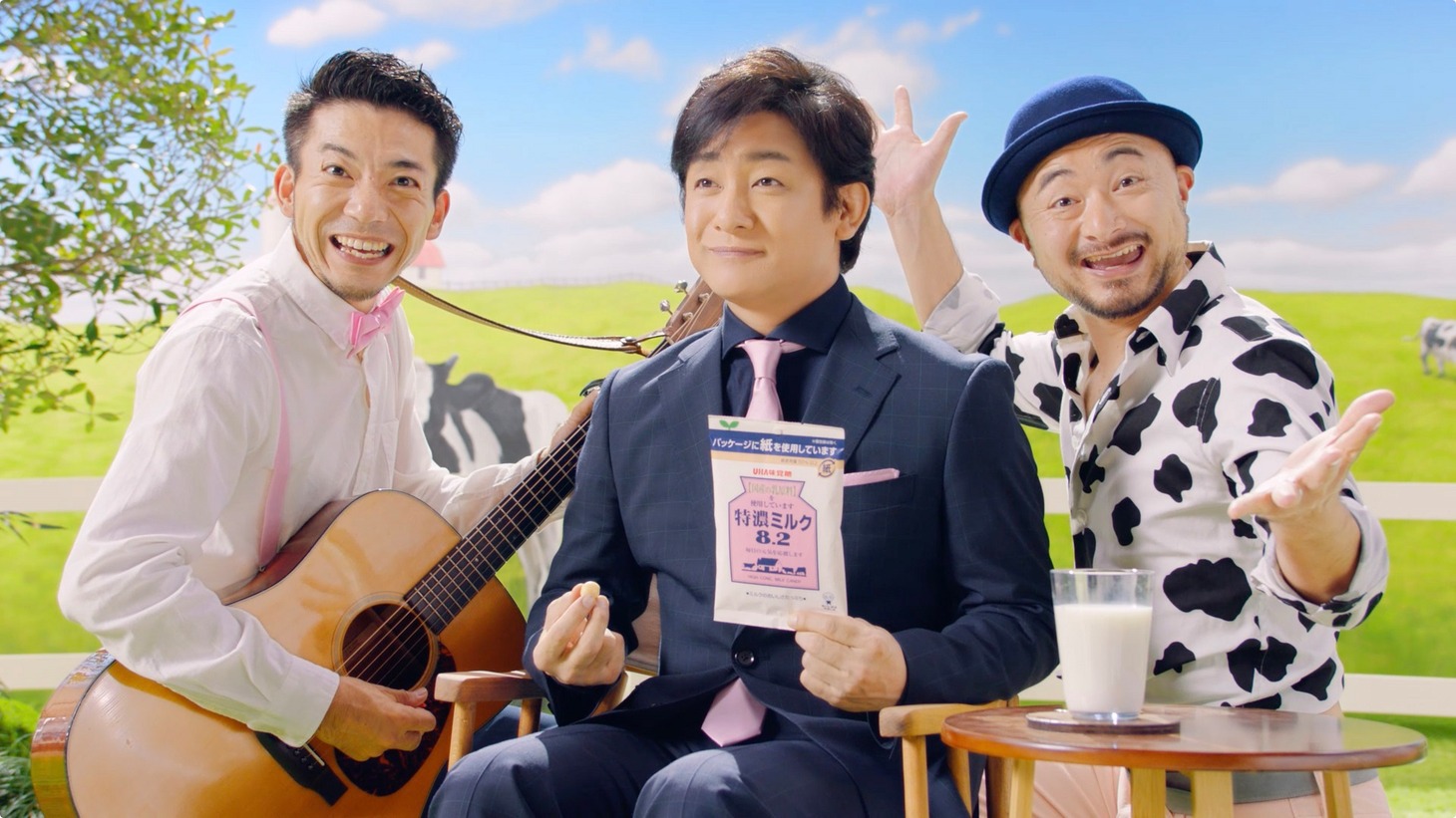 CM「紙パッケージは、地球に愛」より。