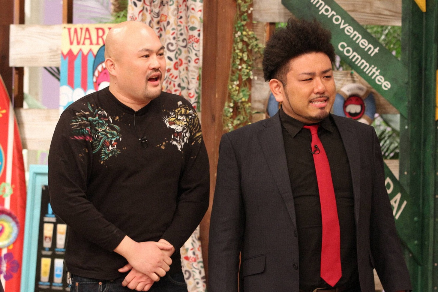 「さんまのお笑い向上委員会」に出演する鬼越トマホーク。(c)フジテレビ