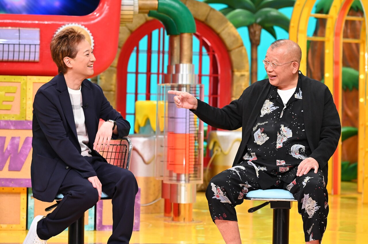 左から中居正広、笑福亭鶴瓶。(c)日本テレビ