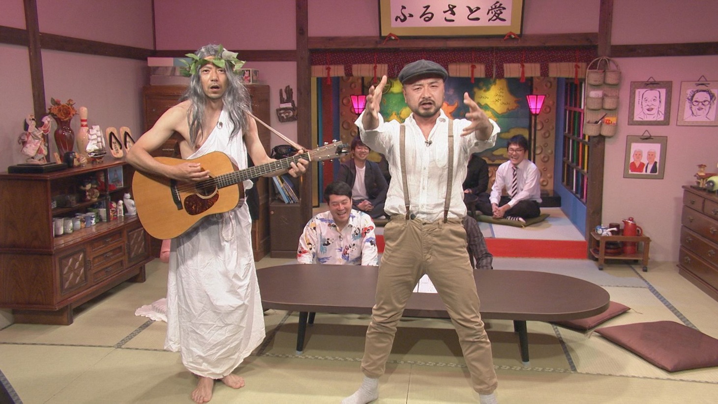 「ジンギス談！」にゲスト出演する、どぶろっく。(c)HBC