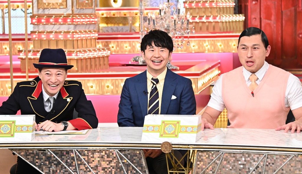 「中居正広のキンスマスペシャル」に出演する（左から）中居正広、オードリー。(c)TBS