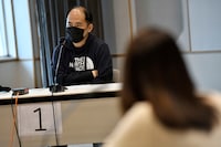 「母の詩2020～母の日によせて～」収録の様子。