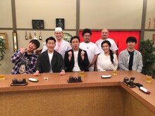 「あちこちオードリー」に出演する（手前左から）ジャングルポケット、小島瑠璃子。