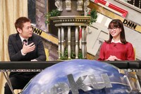 （左から）品川庄司・品川、関水渚。(c)フジテレビ