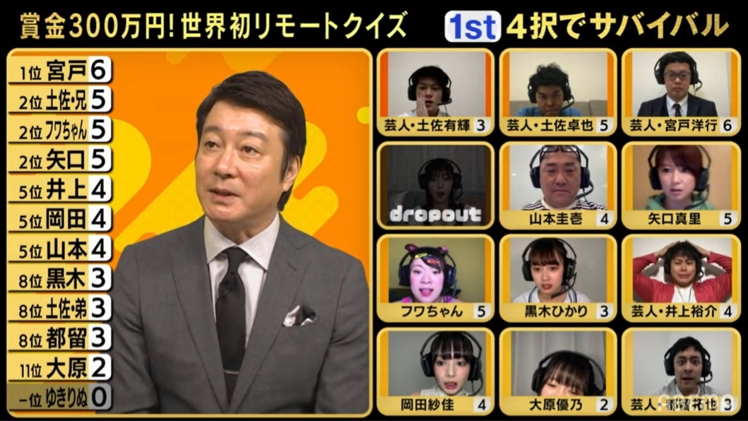 「QUIZOOM」のワンシーン。
