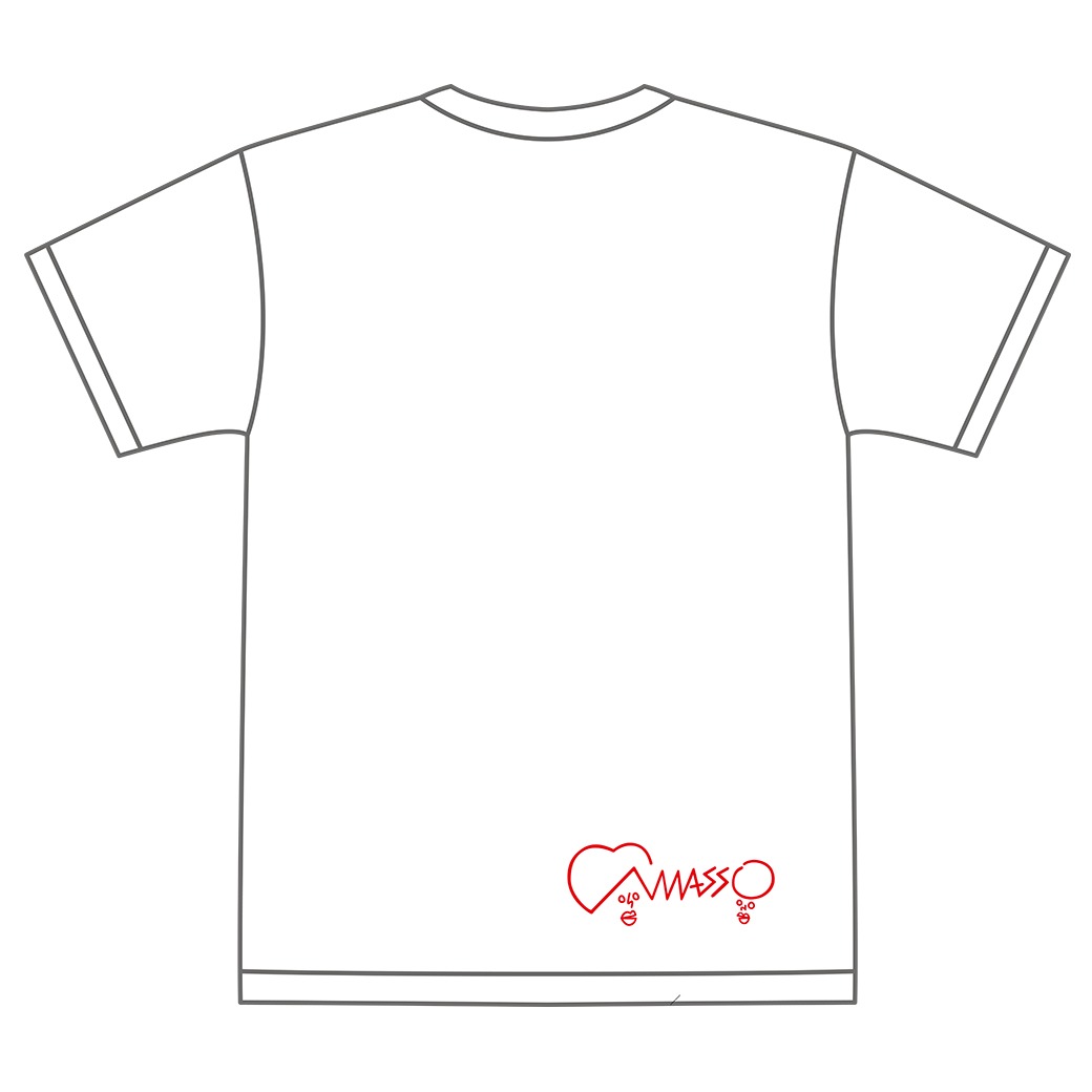 「AマッソのおっちんTシャツ」バック
