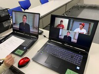 「リモート・カープ道」収録の様子。