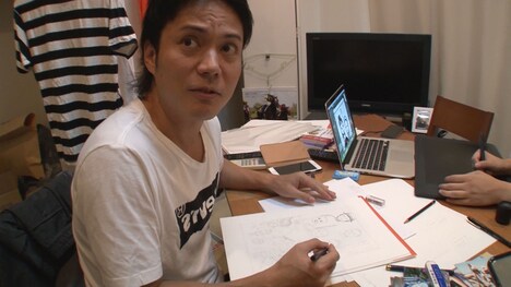 マンガを描くシャンプーハットこいで。