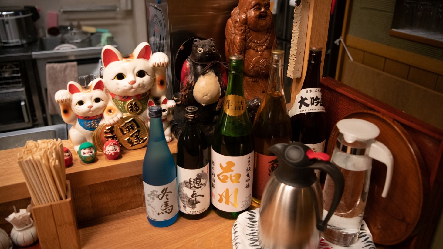 「異世界居酒屋『のぶ』」の撮影セット。