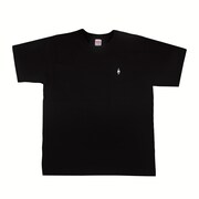 「カロ貝刺繍Tシャツ」黒