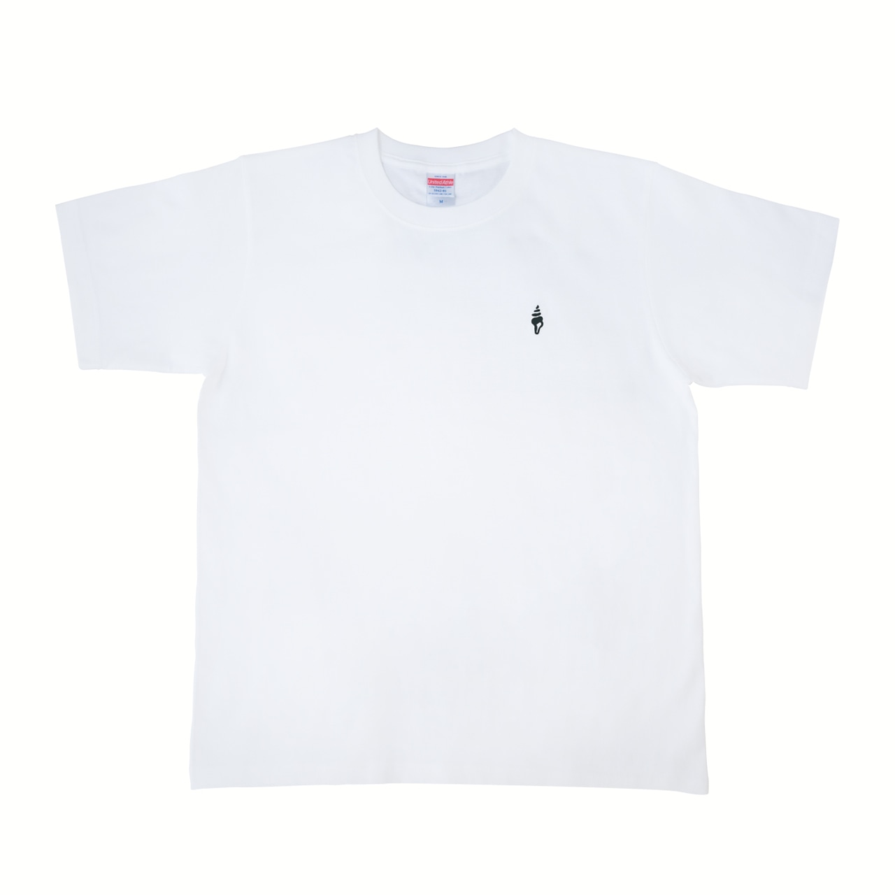 「カロ貝刺繍Tシャツ」白