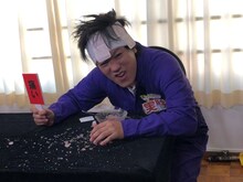 「でんじろうのTHE実験SP 天才・伊沢拓司vsぺこぱ！オール新作祭り！」に出演する、ぺこぱ松陰寺。(c)フジテレビ