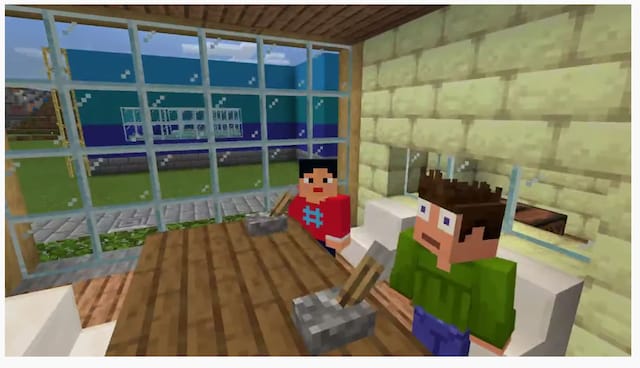 マイクラの世界から「ぶちラジ！」をお届け。（画像はYouTube「ウエストランドのぶちラジ！」より。）