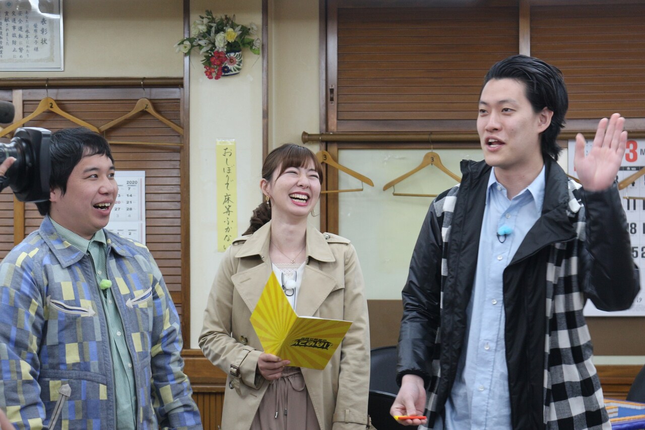 「霜降り明星のあてみなげ」のワンシーン。(c)静岡朝日テレビ