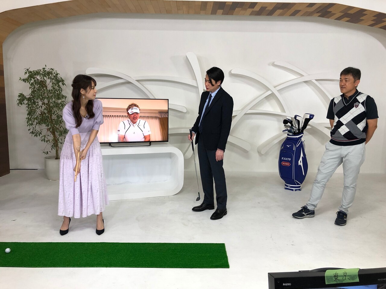 「～全英への道～ミズノオープン atザ・ロイヤル ゴルフクラブ 特別編」のワンシーン。(c)読売テレビ