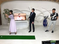 「～全英への道～ミズノオープン atザ・ロイヤル ゴルフクラブ 特別編」のワンシーン。(c)読売テレビ