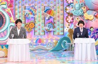 （左から）千原ジュニア、蛍原徹。(c)テレビ朝日
