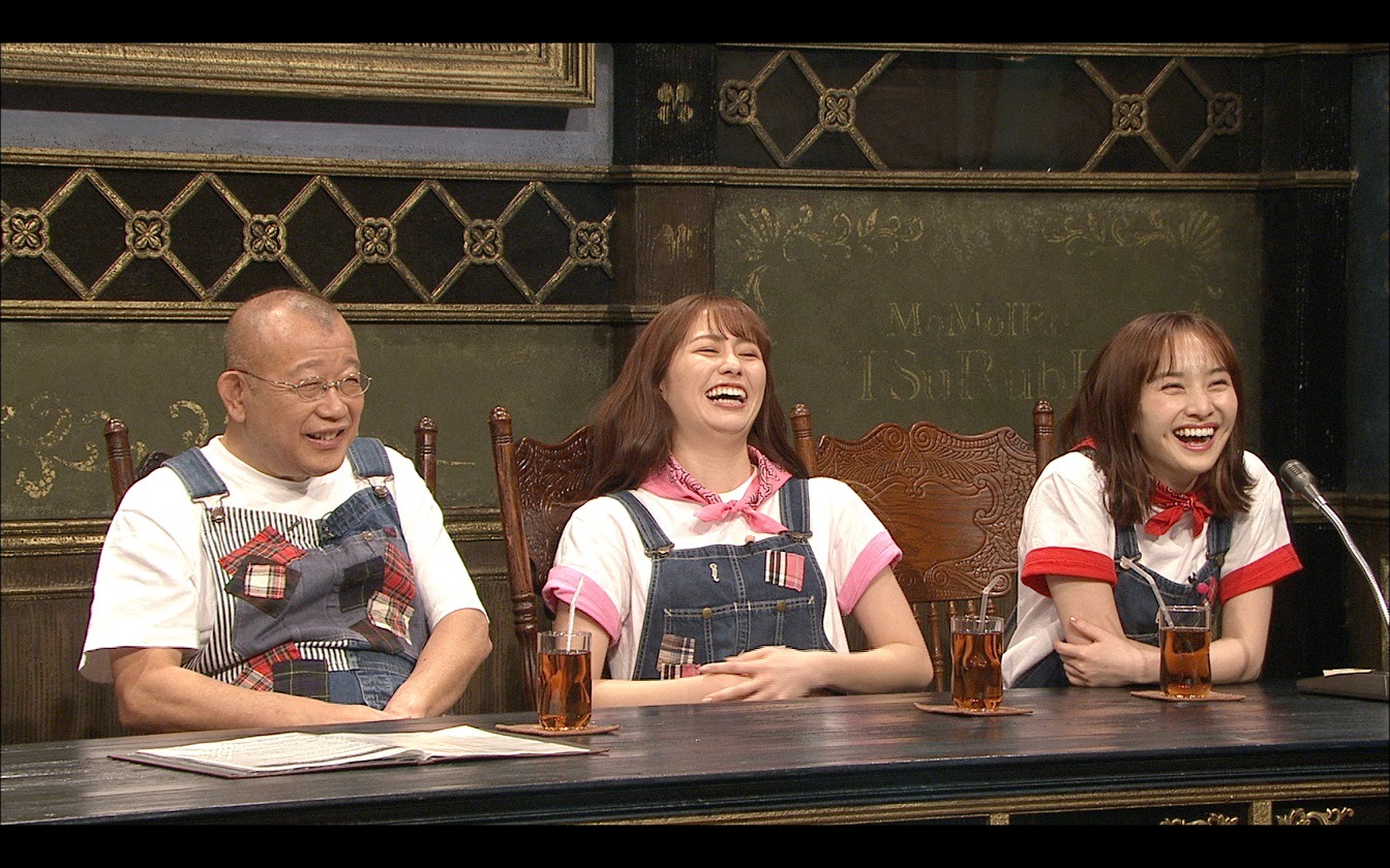 （左から）笑福亭鶴瓶、佐々木彩夏、百田夏菜子。(c)関西テレビ