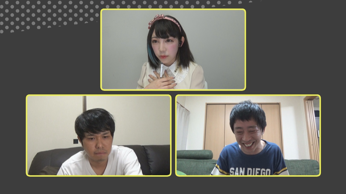 大桃子サンライズとさらば青春の光。(c)CBC