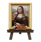 「ダウンタウンのガキの使いやあらへんで！ 笑ってはいけない浜田コレクション」の名画ハマ・リザ。(c)NTV