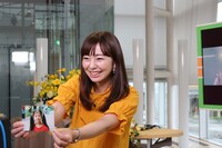 宮崎玲衣アナウンサー (c)静岡朝日テレビ