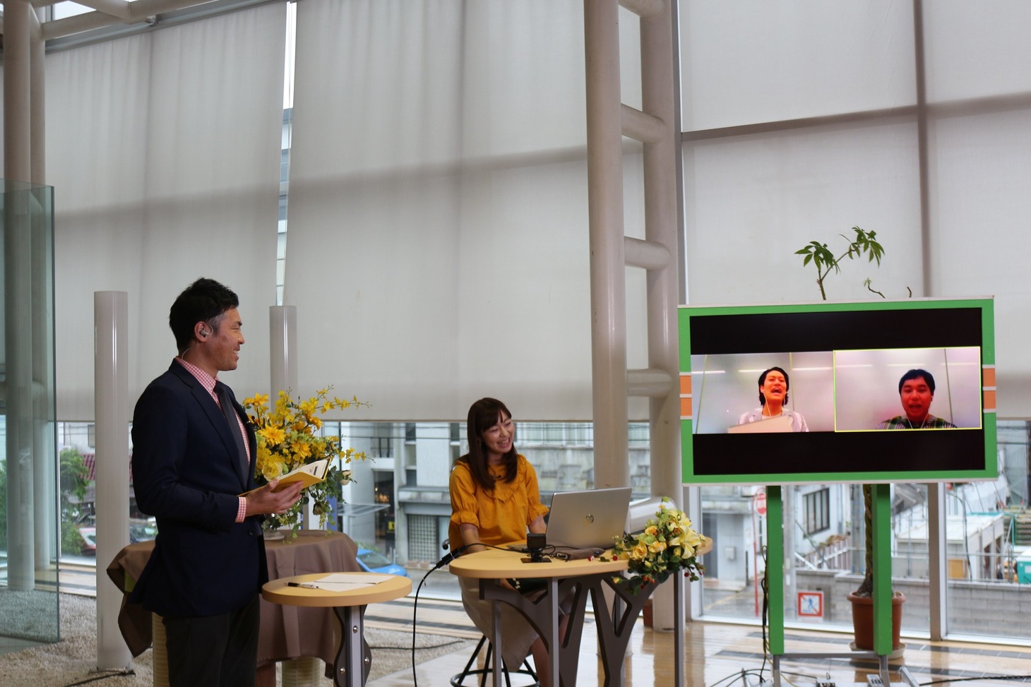 「冒険発掘バラエティ 霜降り明星のあてみなげ」のワンシーン。(c)静岡朝日テレビ