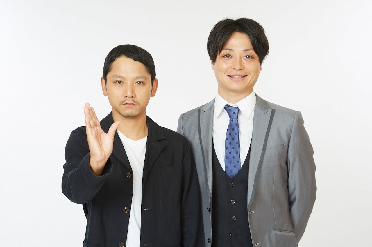 デルマパンゲ。左から迫田篤、広木英介。